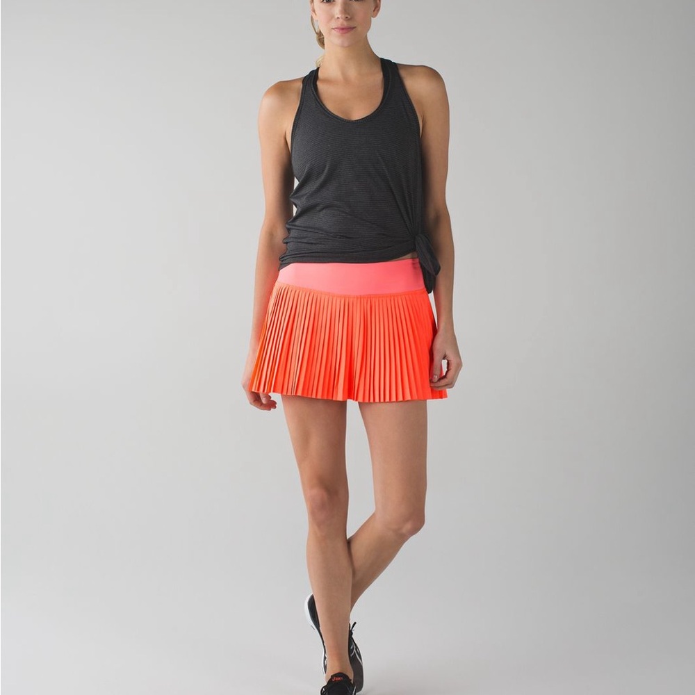 Lululemon Pleat To Street Skirt II in 
Grapefruit